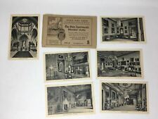 Raphael Tucks Post Cards Set of 6 The State Apartments Windsor Castle + Envelope picture
