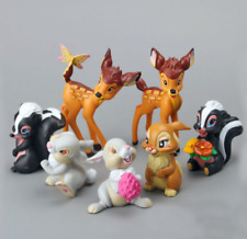 7PCS/SET Disney Bambi Flower Bunny Rabbit Mini Action Figures PVC Toys Dolls picture