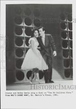 1984 Press Photo Connie and Bobby Darin sing a duet on 
