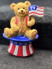 Vintage 4th Of July Bear Pin picture