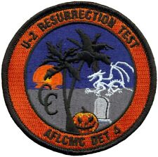 USAF AIR FORCE LIFE CYCLE MANAGEMENT CENTER – DET-4 – U-2 TEST HALLOWEEN PATCH picture
