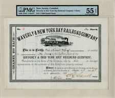 Waverly and New York Bay Railroad Co. - Railroad Stocks picture