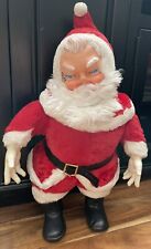 VTG 1950's My Toy Christmas Santa Claus Rubber Face Rushton Style-24” Excellent picture