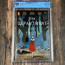 Department of Truth #1 CBCS 9.8 1:100 Variant cover art by Werther Dell'Edera picture