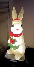 HOME DEPOT 2023 BLOW MOLD LED BUNNY 2.5' BATTERY TIMER RABBIT NEW picture