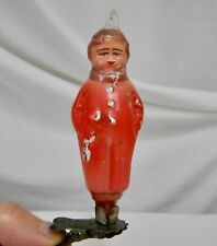 Christmas Glass Boy Vintage Antique Clip Ornament - 81973 picture