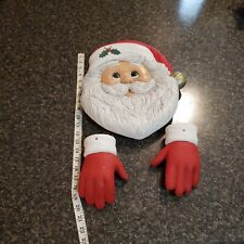 Vintage Cermic Santa Claus Head And Hands very rare picture