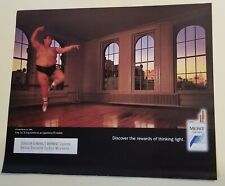 Merit Ultra Lights Cigarettes Sumo Ballerina 1999 Print Advertisement picture