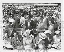 1957 Press Photo Crowd attends event - lra78490 picture