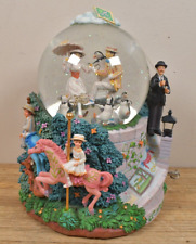 Disney Store Mary Poppins Lets Go Fly a Kite Musical Snow Globe picture