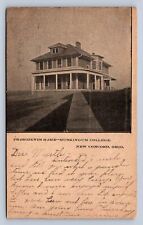 J87/ New Concord Ohio Postcard c1910 Muskingum College Prez Home 1600 picture