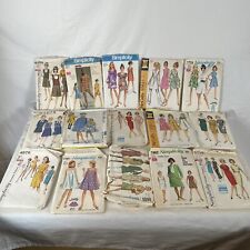 Vintage 60s Lot of 30 Sewing Patterns Dresses Skirts Pants Lingerie Womens Teens picture