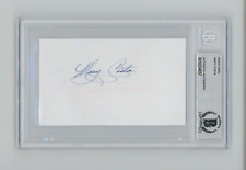 MARY COSTA W/ SLEEPING BEAUTY INSCRIPTION INDEX CARD AUTOGRAPH BGS AUTHENTIC picture