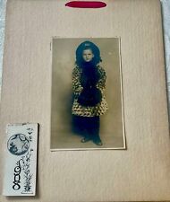 1908 ANTIQUE CALENDAR twelve month display REAL PHOTO ~ PICTURE OF LITTLE GIRL picture