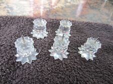 NWOT Swarovski crystal pin pineapple candle holders Quantity THREE GORGEOUS picture