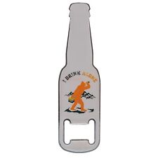 Bigfoot Sasquatch Beer Shaped Bottle Opener, Rustic Kitchen Accessory Refrige... picture