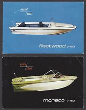 HAWKESBURY, ONTARIO, CANADA ~ NW INDUSTRIES LTD MOTOR BOATS, 2 ADV PCs used 1970 picture