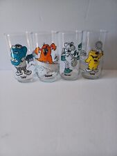 4 Vintage 1979 Taco Villa Drinking Glasses Hungries Excellent Unused Condition  picture