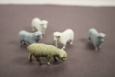 Lot of 5 Vintage Farm Animal Toys - Lambs Sheep LQQK picture