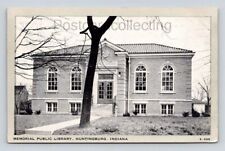 Huntingburg Indiana Memorial Public Library - Wayne Paper Box Postcard picture