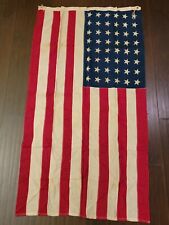 Original WW2 48 Star US American Flag Battle Carried. 57