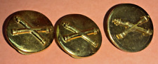Vintage WWII? Collar Pins - Crossed Cannons - Lot of 3 - AS IS - Repro? picture