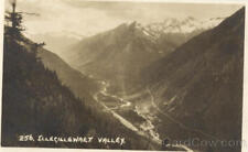 Canada RPPC British Columbia Illecillewaet Valley Real Photo Post Card Vintage picture
