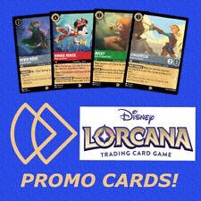 *PICK YOUR PROMO* Disney Lorcana Promo Cards TCG Foil League Stamp Card Holo picture