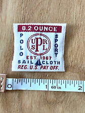 Vintage dead stock Polo Ralph Lauren label sail cloth square Polo Sport SALE picture
