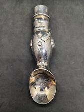 Vintage Neiman Marcus Silver Plated Snowman Ice Cream Scoop  picture