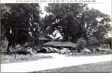 RPPC Curtis Cabin in the Valley Restaurant, Laclede Missouri - Photo Postcard picture