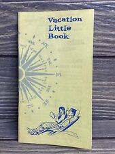 Vintage Public Finance Vacation Little Book Guide Planning Booklet Paperback picture