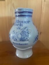 Vintage Stoneware Blauer Bock pitcher picture