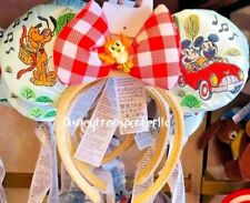 2022 Disney Parks Mickey & Minnie Goofy Runaway Railway Ears Headband Chuuby picture