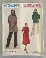 RARE Vintage ORIGINAL Vogue Paris Original GIVENCHY Pattern 1520 picture