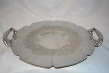Continental Hand Wrought Aluminum Serving Tray 512 Acorn Oak Leaf Pattern picture
