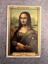 1880’s Poulain-Louvre MONA LISA DA VINCI RC Rookie / 1st Card (Stollwerck) Pop 0 picture