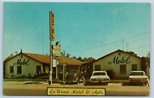 Postcard CA Sunnyvale California La Wana Motel & Apartments c1950s/60's AF4 picture