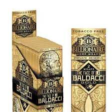 Billionaire H. Natural Wraps Rolling Papers Baldacci Gold Fruit Display of 50 picture