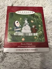 Hallmark 2001 Frosty Friends Keepsake Ornament #22 Christmas Collectible Xmas picture