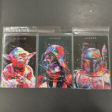 6x9 Custom Metal Print - Darth Vader, Yoda, And Mando picture