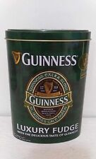 Guinness Ireland Collection Luxury Fudge Oval Shaped Green Tin Empty 6.5” High picture