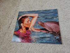 Olivia Newton John 8 x 10 Color Photo One Dolphin picture