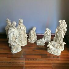 Robert Stanley Nativity Promise of Christmas Deluxe Large 12” Figures 9 Piece picture
