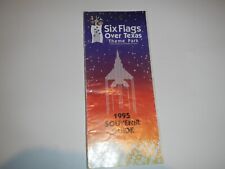 Six Flags over Texas theme park souvenir guide 1995 picture