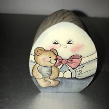 Humpty Dumpty Wooden Hand painted Shelf Sitter 2.5” picture