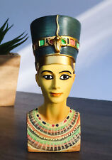 Ancient Egyptian Goddess Beautiful Queen Nefertiti Bust Mini Figurine 4.25