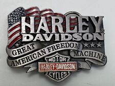 Vintage 1992 Harley-Davidson Motorcycles Belt Buckle Made In USA picture