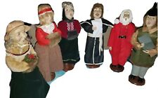 6 Vintage Christmas Carolers Figurines Lot Holiday Collectible 12