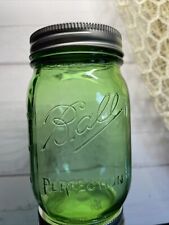 NEW Ball Perfection Green 12 oz Mason Jar 1913-1915 100 Yrs Of American Heritage picture